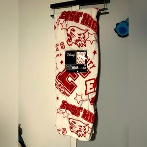 Disney Red and White East High Blanket